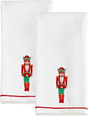 Lenox Bayberry Nutcracker Kitchen Towels, Set of 2, Multicolor, 18" W x 28" L