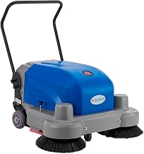 Global Industrial Auto Walk-Behind Sweeper, Battery Powered, 36" Cleaning Path