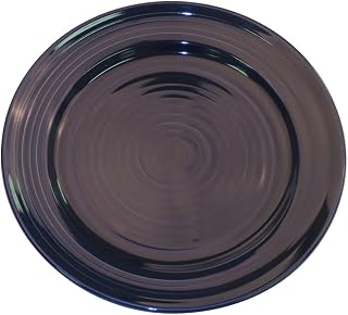 CAC China TG-9-CBU Tango Cobalt Blue Porcelain Round Plate, 9-7/8 by 9-7/8 by 1-1/4-Inch, 24-Pack