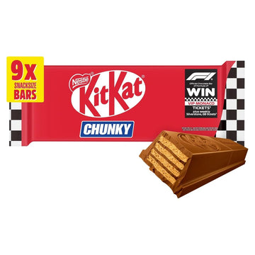 Kitkat Chunky Milk Chocolate Bar - 32g - 9 Pack by Kit Kat – 32g, Pack of 9, Model 12261783