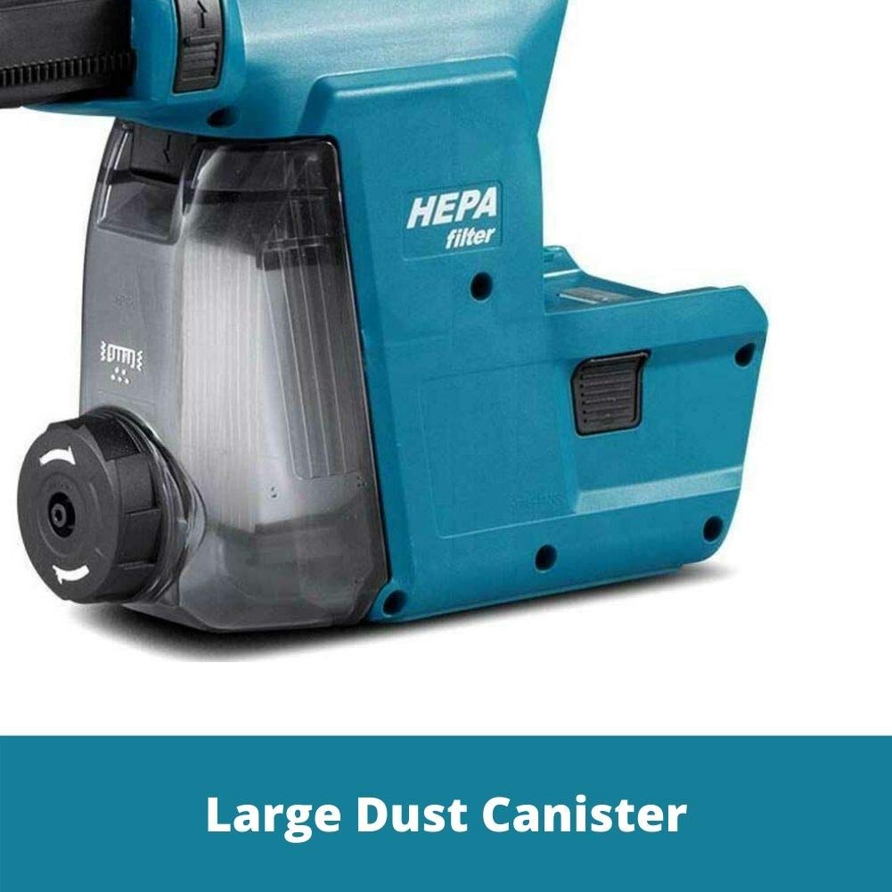 DX06 Dust Extractor Attachment with HEPA Filter Cleaning Mechanism by Makita – Multicolor, Model 199566-6