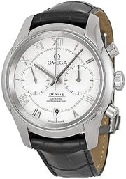 Omega De Ville White Dial Chronograph Men's Watch 431.13.42.51.02.001