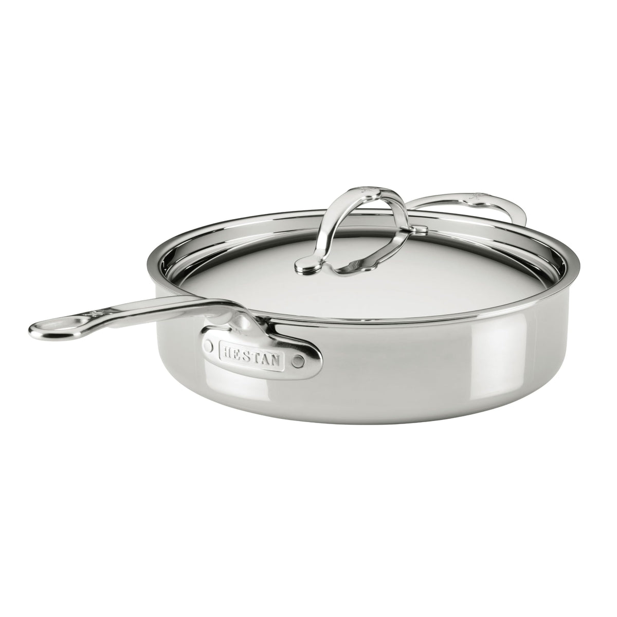 ProBond Luxe 3.5-Quart Sauté Pan with Lid by Hestan – Medium, 3.5 quarts, Stainless Steel, Silver, Model 31774