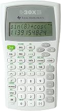 Texas Instruments TI-30 XIIB School Calculator, White | Two-line display, scientific & trigonometric functions, statistics, equation recall, battery operated