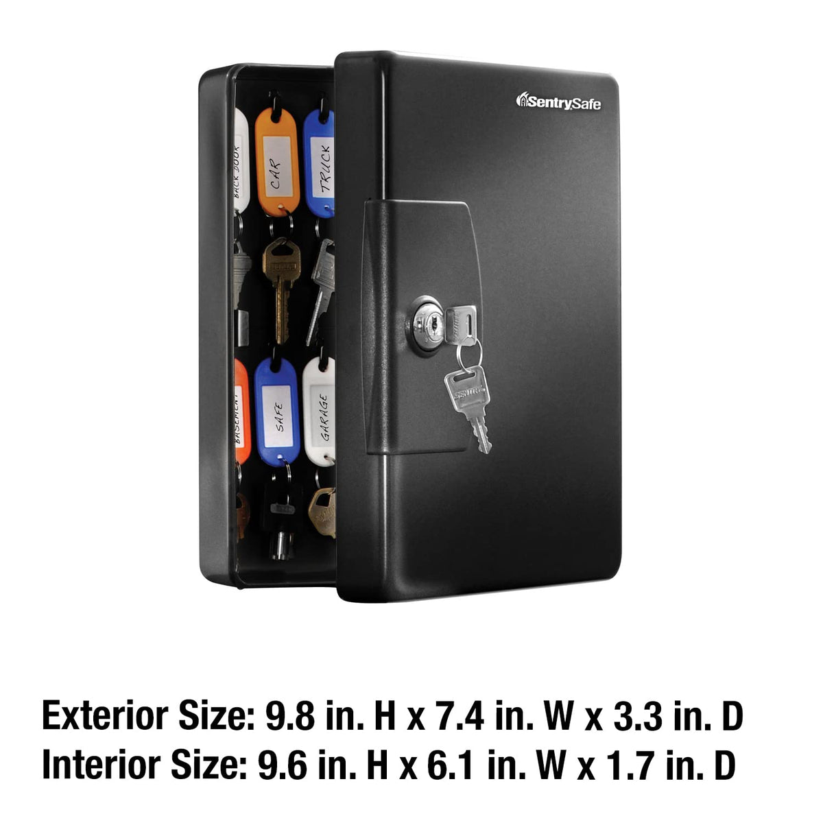 SentrySafe Black / 25 key capacity / Modern Key Cabinets