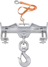 Global Industrial Double Fork Forklift Hook Attachment, Swivel Hook, 10,000 Lb. Cap.