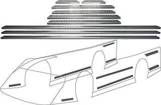 Allstar Performance LM Alum Body Brace Kit
