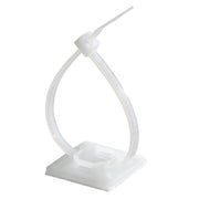 Cable Tie Mounting Base by 3M – 75 x .75, Beige, Pack of 100, Model CTB75X75NTA-C