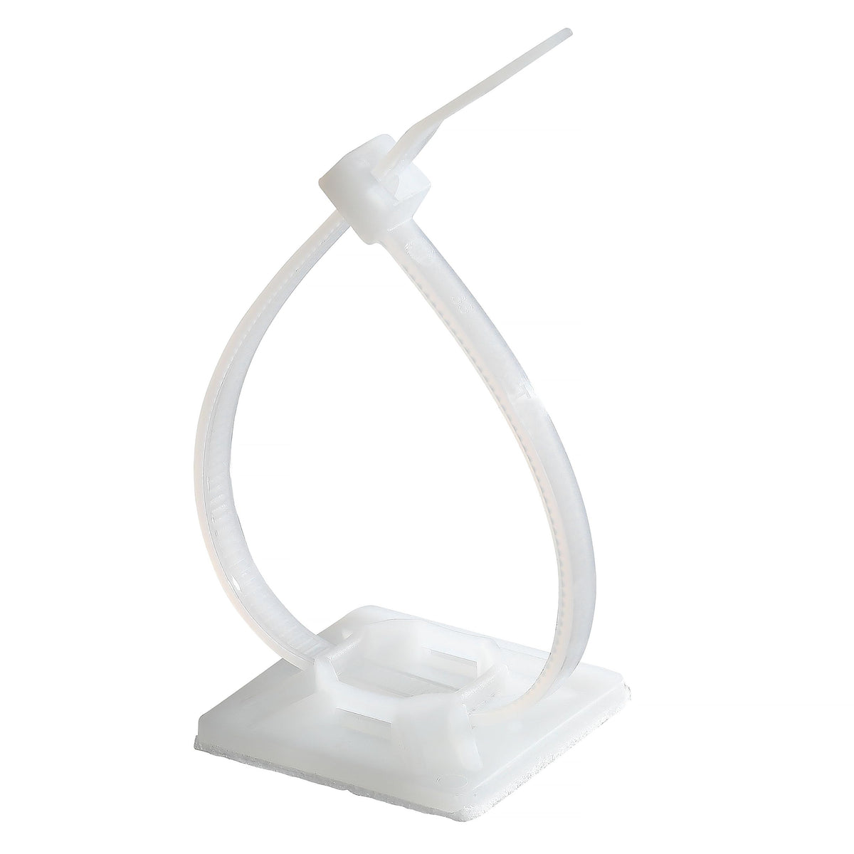 Cable Tie Mounting Base by 3M – 75 x .75, Beige, Pack of 100, Model CTB75X75NTA-C