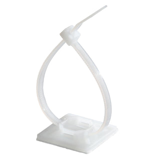 Cable Tie Mounting Base by 3M – 75 x .75, Beige, Pack of 100, Model CTB75X75NTA-C