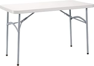 Global Industrial Plastic Folding Table, 48" x 24", White