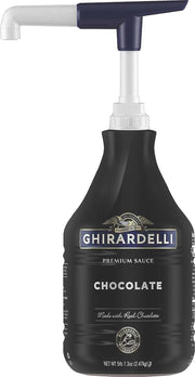 Sauce Pump (Pack of 6) Dispenses 0.5 oz of Product Per Pump by Ghirardelli – Sauce Jug, Plastic, Blue and White, Pack of 6, Model 99212