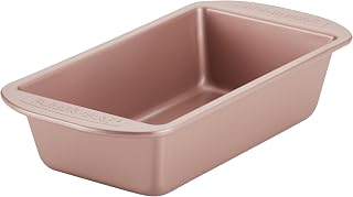 Farberware Nonstick Bakeware Meatloaf/Nonstick Baking Loaf Pan - 9 Inch x 5 Inch, Rose Gold