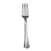 610155 Heavyweight Plastic Forks by WNA – 7" Length - Fork, Polystyrene, Silver, Pack of 600, Model WNA610155
