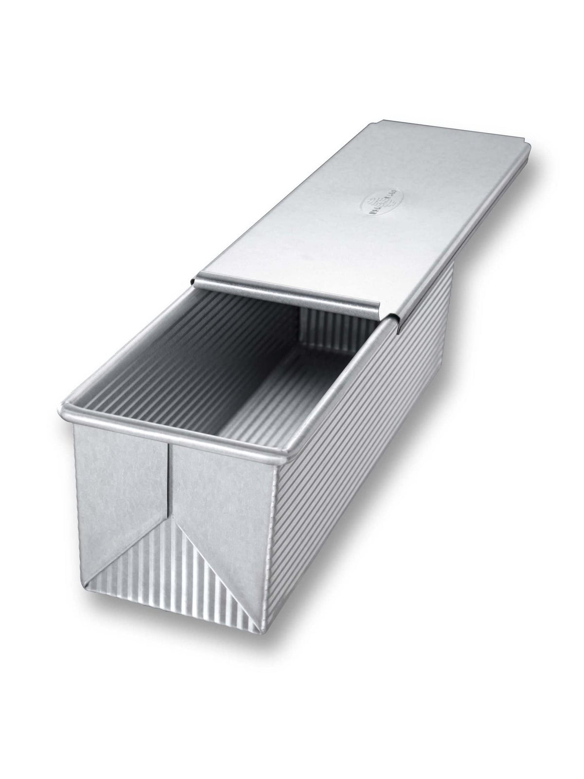 Pullman Loaf Pan by USA Pan – 9 x 4, 3 cups, Alloy Steel, Aluminized Steel, Pack of 2