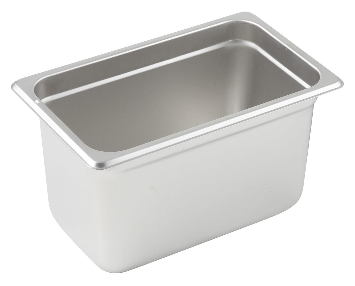 Anti-Jamming Steam Pan by Winco – 6" Deep, Stainless Steel, Model SPJM-406