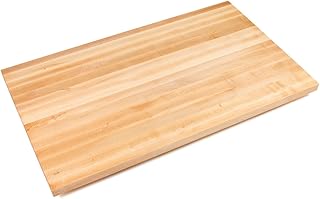 John Boos Blended Maple Butcher Block Countertop - 1-1/2" Thick, 84"L x 42"W, Oil Finish