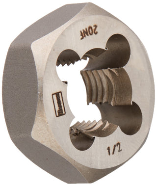 DIE 1/2"-20NF 1" HEX by IRWIN – One Size, Blend, Multi, Model 9445