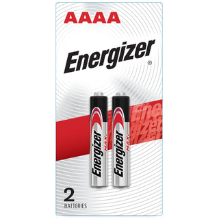 AAAA Batteries by Energizer – 2 Count (Pack of 1), Plastic, Multicolor, Pack of 6, Model E96BP-2