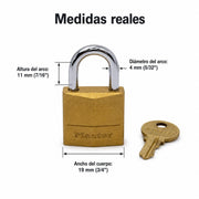 Master Lock 1 / 4 Pack / 4-Pack Keyed Padlocks