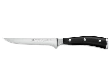 Classic Ikon 5" Boning Knife by Wüsthof – 5", High Carbon Stainless Steel, Black, Model 1040331414