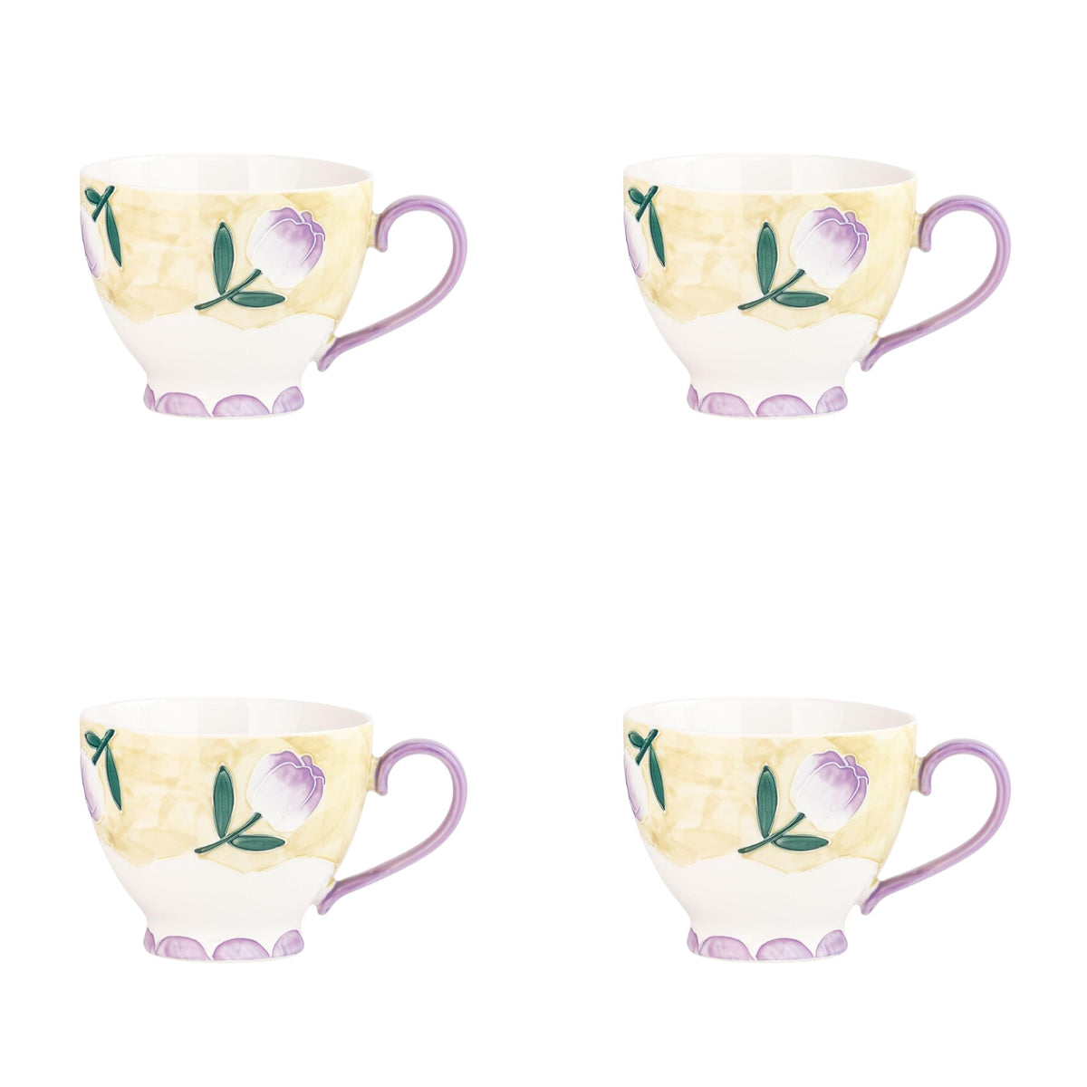 10 Strawberry Street Tulips / Large / Chic Mug Sets