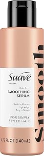 Suave Simply Styled Anti Frizz Serum, Smoothing Hair Serum For 24 Hour Hair Frizz Control 4.75 oz