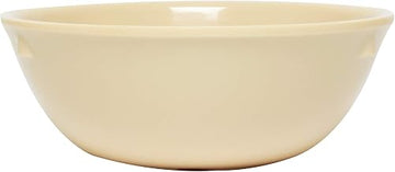 Thunder Group Nustone tan melamine dinnerware collection 5.25 inch - 15 oz nappie, comes in dozen