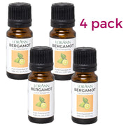 Bergamot Esential Oil by LorAnn Oils – 0.33 Fl Oz (Pack of 4), Pack of 4