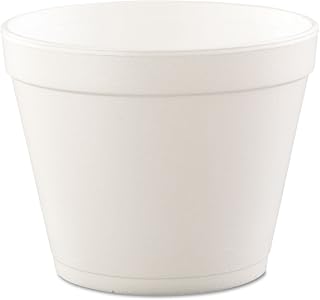 DART 24 Oz Insulated Foam Food Container 25 / Bag in White
