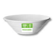 Responsible Products 32 oz (500 Count) / Classic White / Casual Bowls