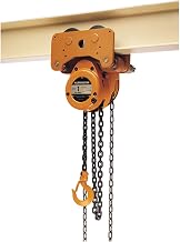 Low Headroom Chain Hoist, 10 ft.Lift