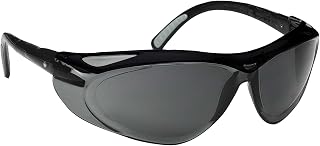 KLEENGUARD Envision Safety Eyewear (14479), ANSI Z87.1+, CSA Z94.3, CSA Certified, Smoke Lens, Black Frame, 12 Pairs / Case
