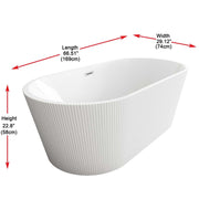 Bryant Bathtub by Lighting Design – brushed gold