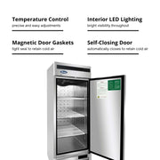 Atosa 19.1 cu. ft. / Stainless Steel / 19.1 cubic_feet Freezers