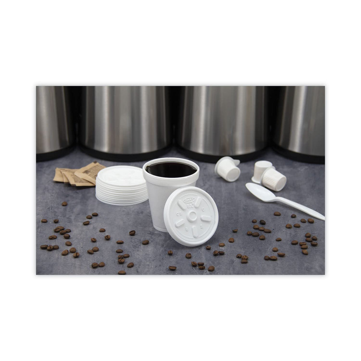 Container Vented Plastic Lids For 8 Ounce Hot/Cold Foam Cups (DAR8JL) Category: Cup Lids by DART – 8 ounces, 8.0 fluid_ounces, Plastic, White