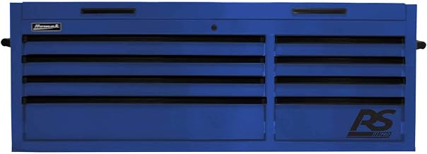 Homak BL02065800 RS PRO 54 in. 8 Drawer Top Chest With Outlet - Blue
