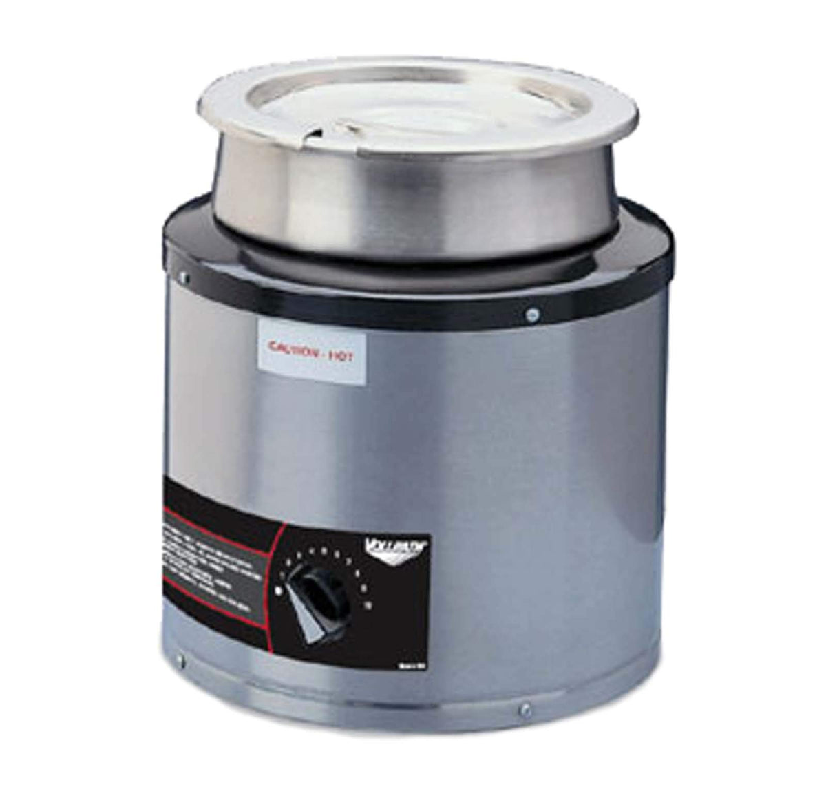 Cayenne® 4-1/8 qt. Round Food Warmer Package by Vollrath – 4.125 quarts, Aluminum, Silver, Model 72430