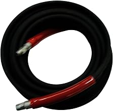 MTM Hydro 30.0052 Kobrajet 5800 PSI 310 Degree 25' Black Pressure Washing Hose 3/8"