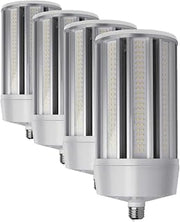 Feit Electric C20000/5K/LED 1000 Watt Equivalent 175W Corn Cob High 20,000 Lumen LED Light Bulb, 13.4" H x 5.3" D, Daylight 5000K (Pack of 4)