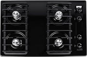 Summit Appliance Summit 30" Gas Cooktop, 4-Burner, Electric Ignition, 115V Gas Cooktop, Black - TNL053I (Electronic Ignition)