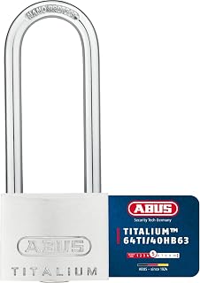 ABUS 64TI/40HB63 40 x 63mm Titalium Padlock with Long Shackle