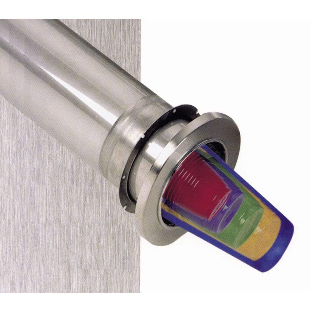 DISPENSE-RITE 8 oz. to 24 oz. cups / Stainless Steel / Adjustable Commercial Beverage Dispensers