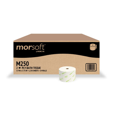 MORM250 - Mor-Soft Coreless Alternative Bath Tissue by Morcon – Regular, Paper, Multicolor
