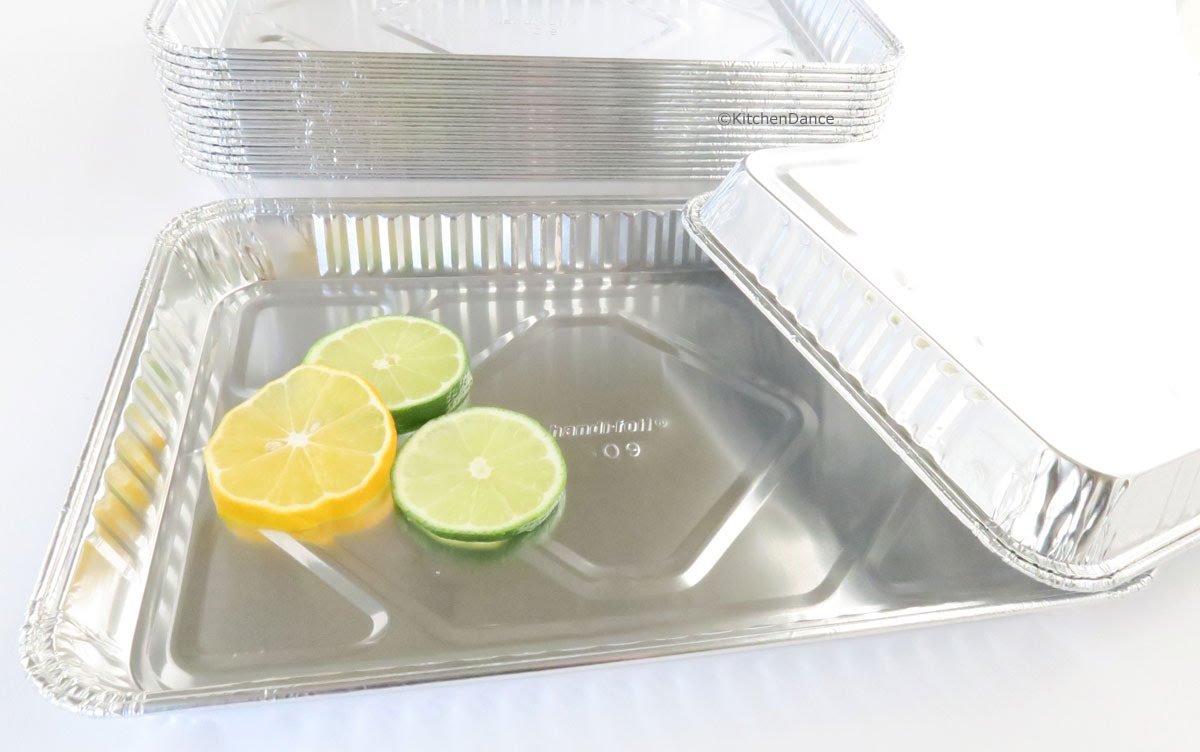 Aluminum 1/4 Size Sheet Cake Pan by Handi-Foil – 1/4 Size, 55.0 ounces, Aluminum, Silver, Pack of 100