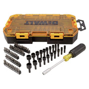 Screwdriver Bit Set with Nut Drivers by DEWALT – 1/4", Blend, Yellow, Model DWMT73808