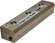 Stainless Super Air Knife by EXAIR – 1.44"L x 4"W x 1.03"H, 303 Stainless Steel, Stainless Steel, Model 110003SS