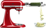 5-Blade Fruit and Vegetable Spiralizer Attachment by KitchenAid – #4086, Metal, Polished Aluminum, Pack of 8, Model KSM1APC