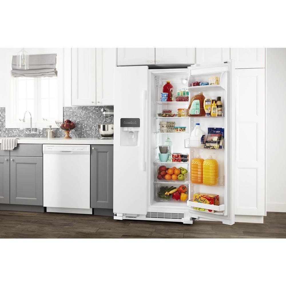 21.4 CU. FT. Side BY Side Refrigerator in White by AMANA – 21.4 cubic_feet, White, Model ASI2175GRW