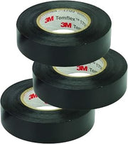 3M Temflex General-Purpose Vinyl Electrical Tape (1700), 3/4 in. x 60 ft., 7 Mil, Black, 3 Rolls